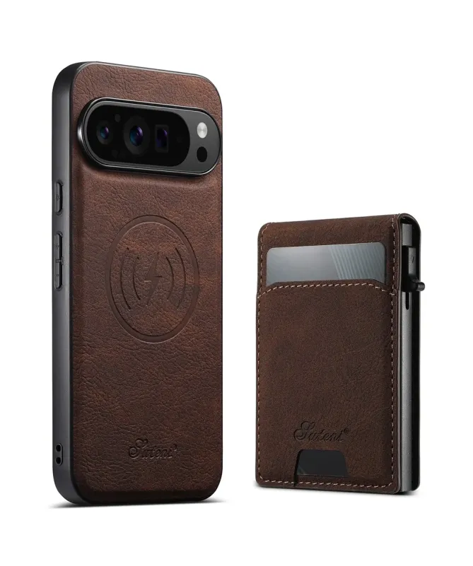 Coque Google Pixel 10 Pro XL et Portefeuille Magnétique Pop-up