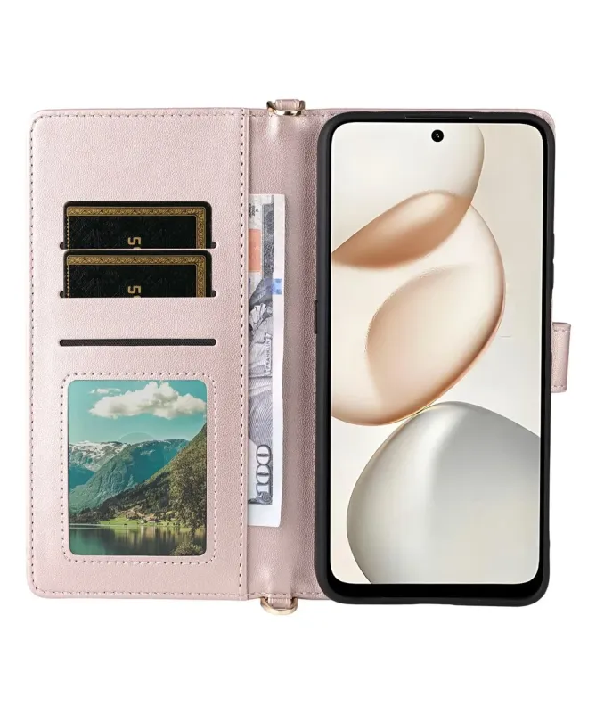 Housse Honor 400 Smart 5G / 4G Bandoulière Matelassée