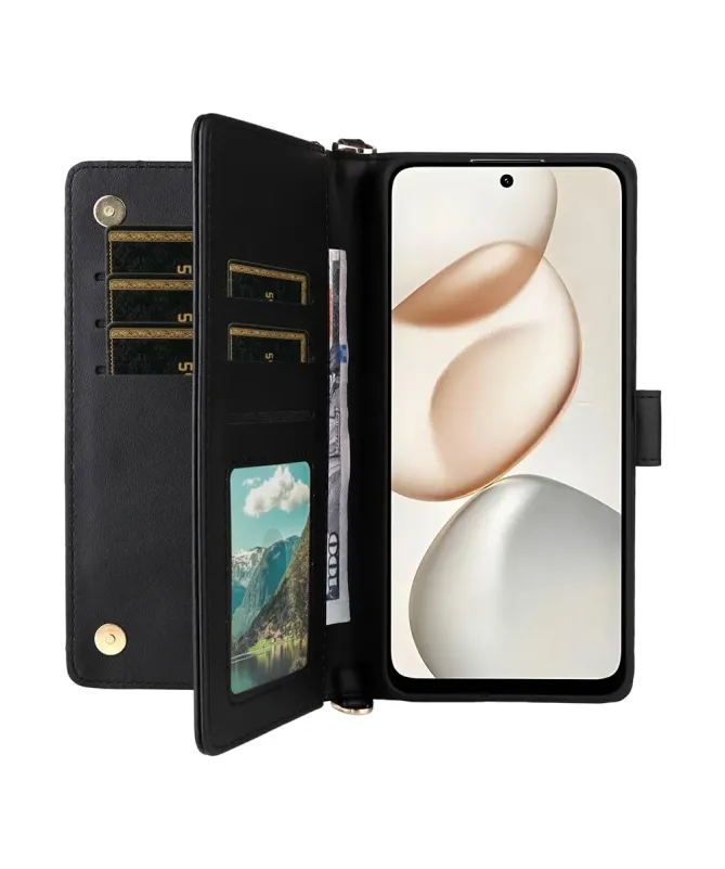 Housse Honor 400 Smart 5G / 4G Bandoulière Matelassée