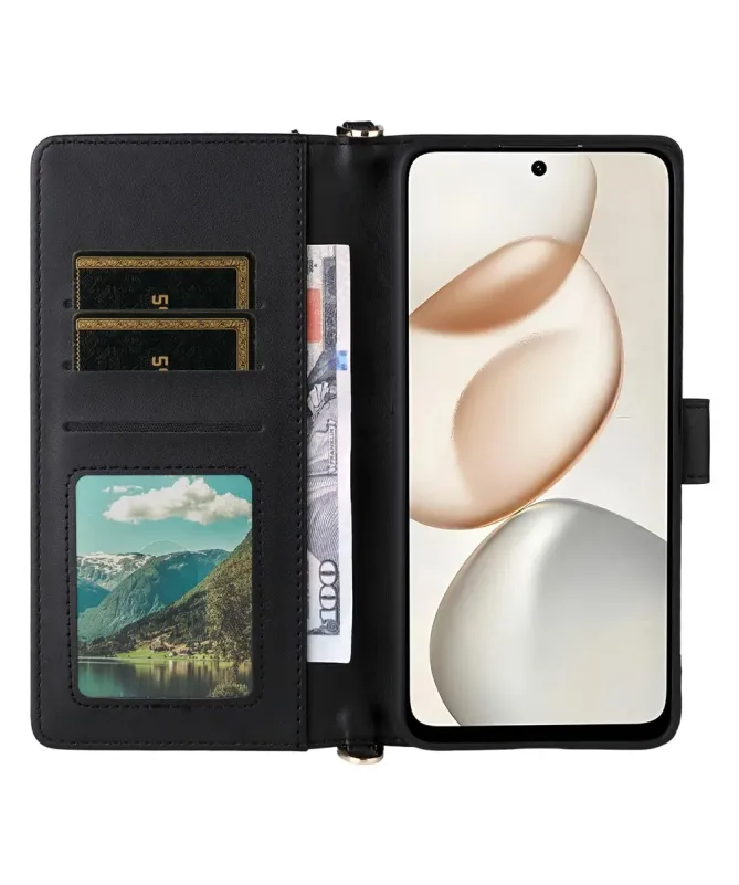 Housse Honor 400 Smart 5G / 4G Bandoulière Matelassée