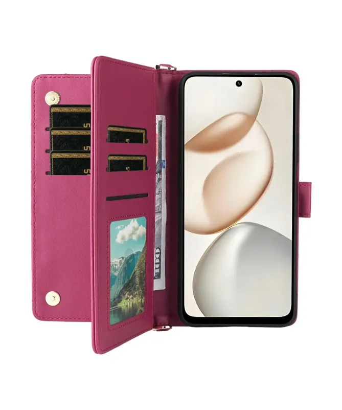 Housse Honor 400 Smart 5G / 4G Bandoulière Matelassée