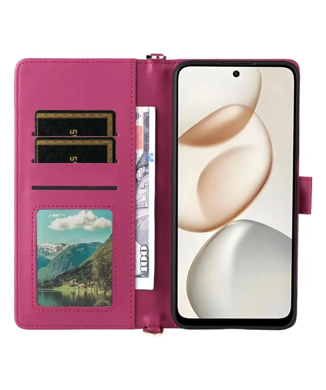 Housse Honor 400 Smart 5G / 4G Bandoulière Matelassée