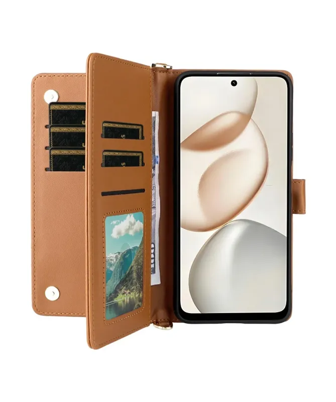 Housse Honor 400 Smart 5G / 4G Bandoulière Matelassée