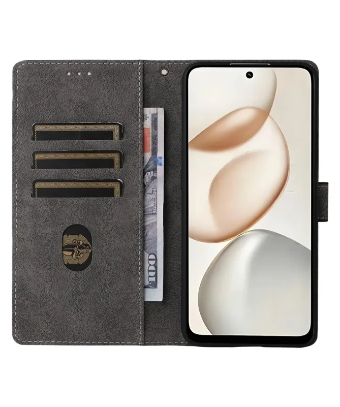Étui Honor 400 Smart 5G / 4G Cuir Patiné | Portefeuille Anti-RFID