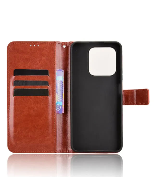 Housse Honor 400 Smart 5G / 4G | Cuir Patiné Style Vintage