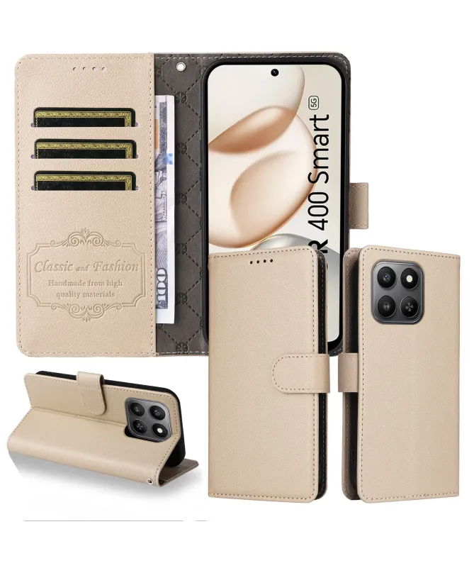 Étui Portefeuille Honor 400 Smart 5G / 4G avec Blindage RFID