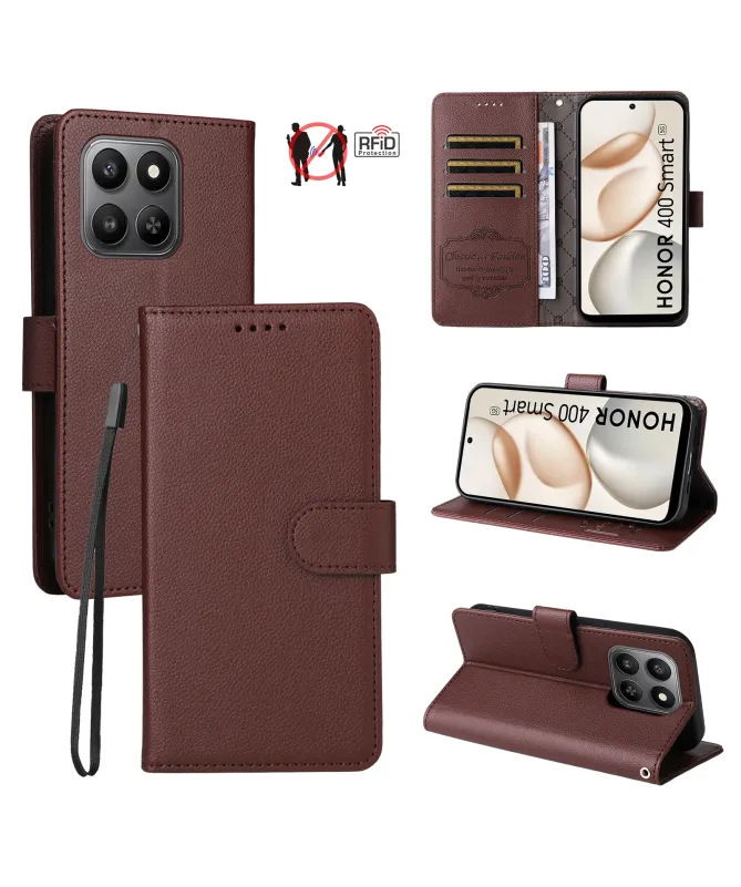 Étui Portefeuille Honor 400 Smart 5G / 4G avec Blindage RFID
