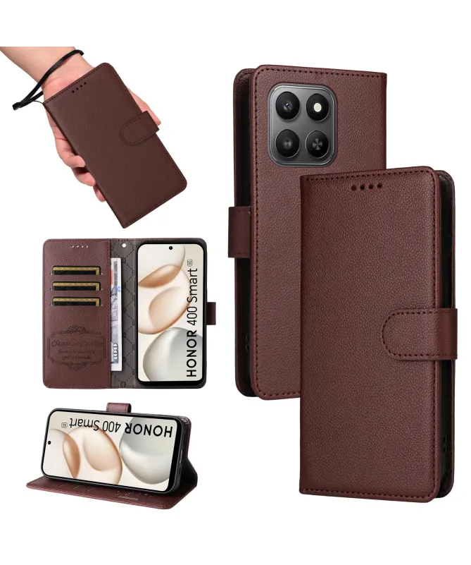 Étui Portefeuille Honor 400 Smart 5G / 4G avec Blindage RFID