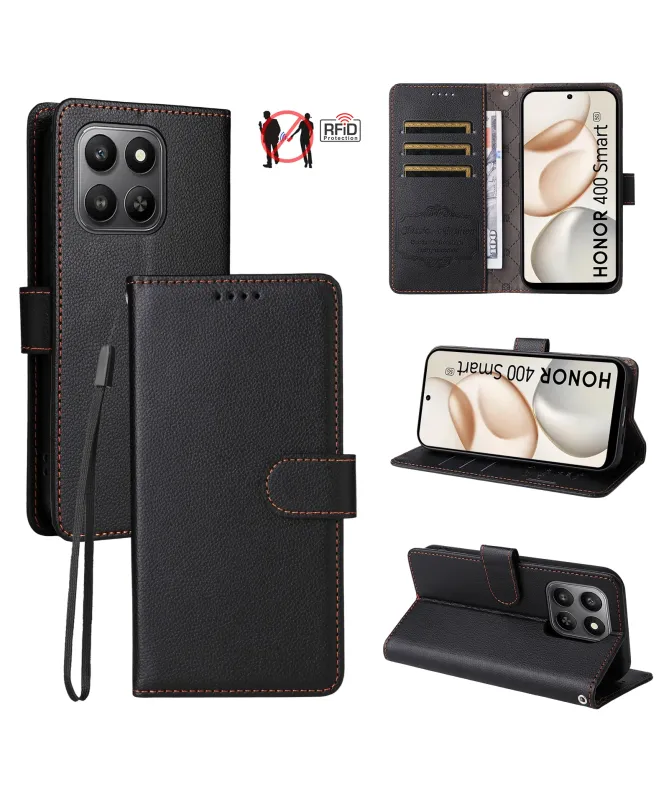 Étui Portefeuille Honor 400 Smart 5G / 4G avec Blindage RFID
