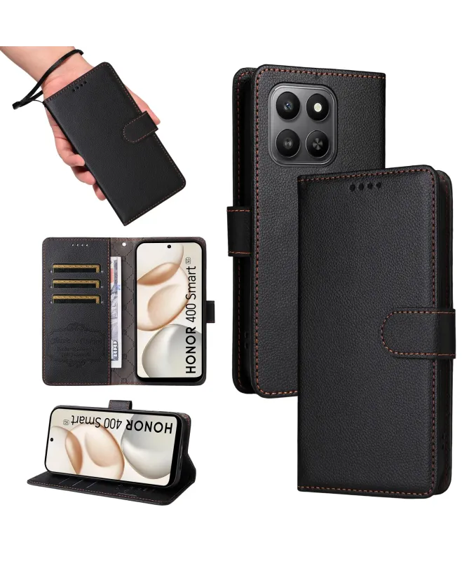 Étui Portefeuille Honor 400 Smart 5G / 4G avec Blindage RFID