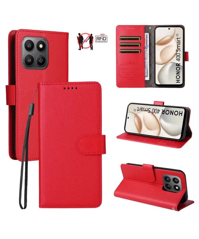 Étui Portefeuille Honor 400 Smart 5G / 4G avec Blindage RFID