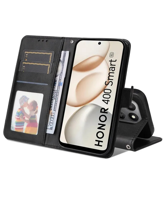 Housse Portefeuille Honor 400 Smart 5G / 4G Classique Intemporel
