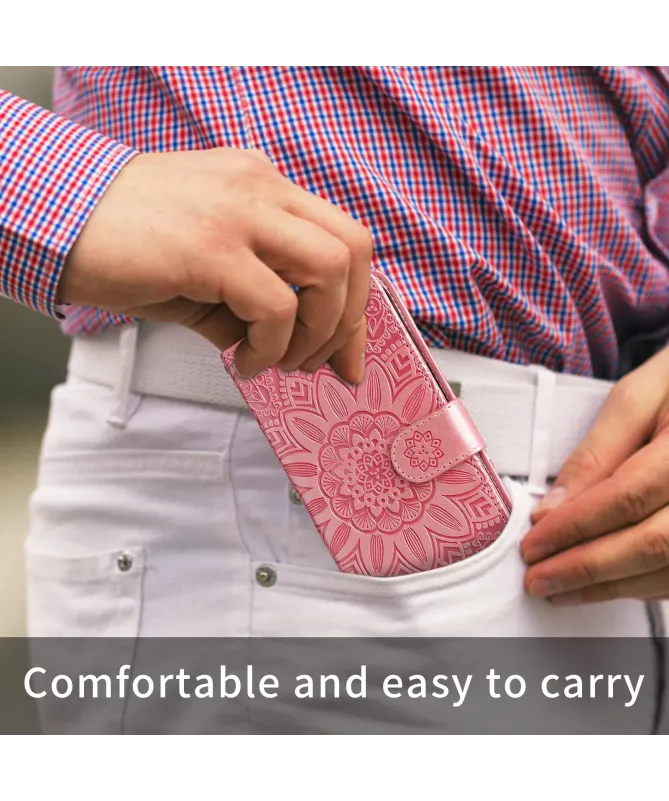 Housse Honor 400 Smart 5G / 4G Fleur Mandala en Relief