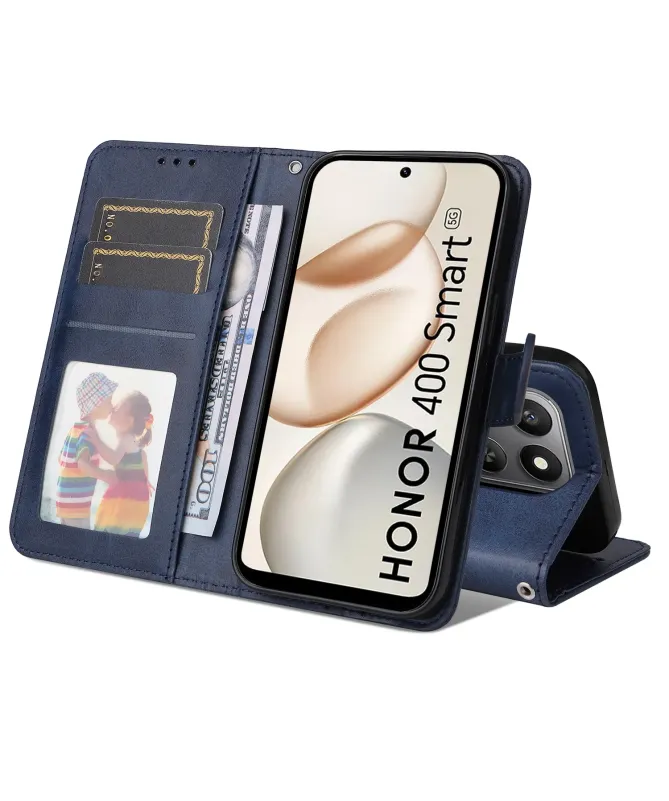 Housse Portefeuille Honor 400 Smart 5G / 4G Classique Intemporel