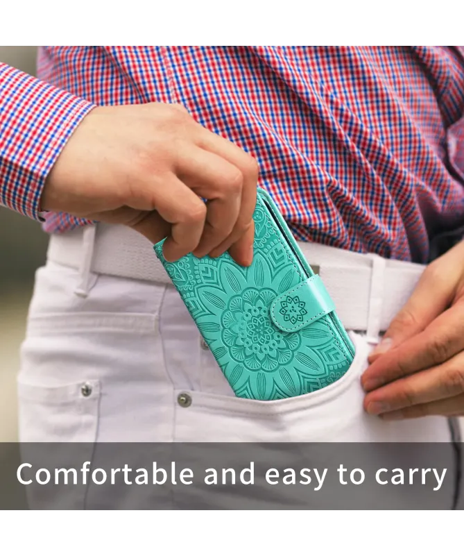 Housse Honor 400 Smart 5G / 4G Fleur Mandala en Relief