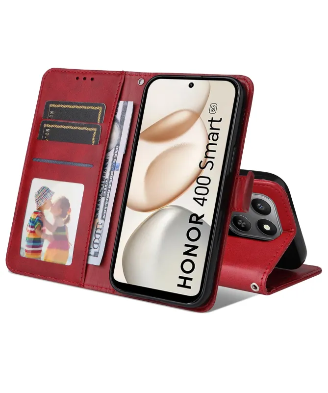 Housse Portefeuille Honor 400 Smart 5G / 4G Classique Intemporel