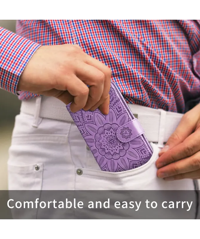 Housse Honor 400 Smart 5G / 4G Fleur Mandala en Relief