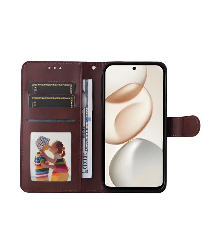 Housse Honor 400 Smart 5G / 4G Portefeuille avec Verre Trempé
