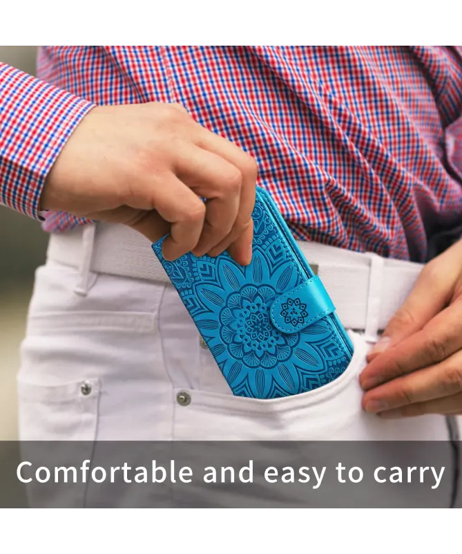 Housse Honor 400 Smart 5G / 4G Fleur Mandala en Relief