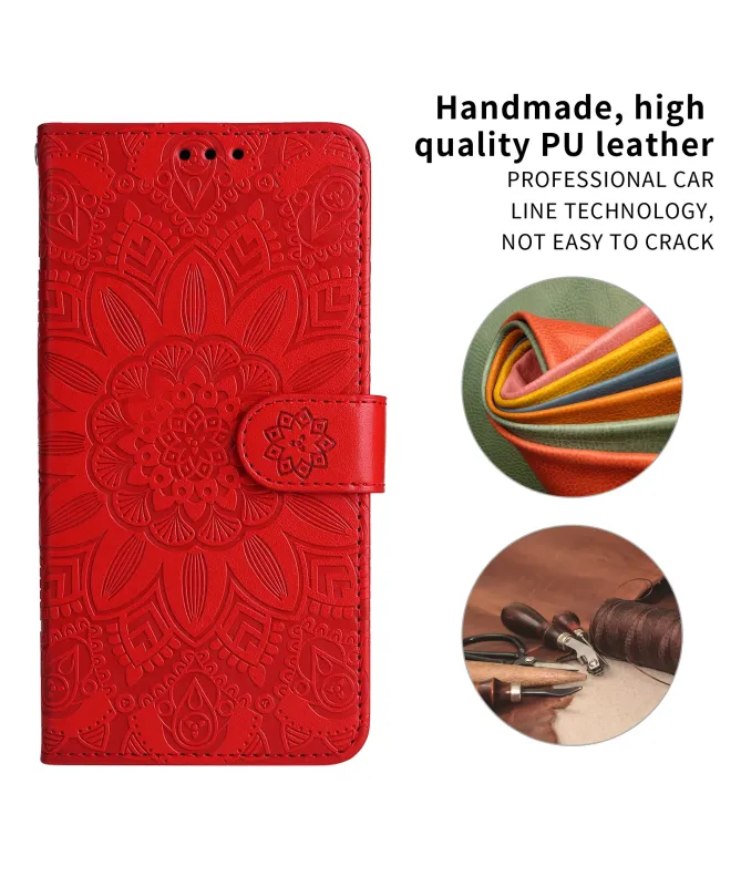 Housse Honor 400 Smart 5G / 4G Fleur Mandala en Relief