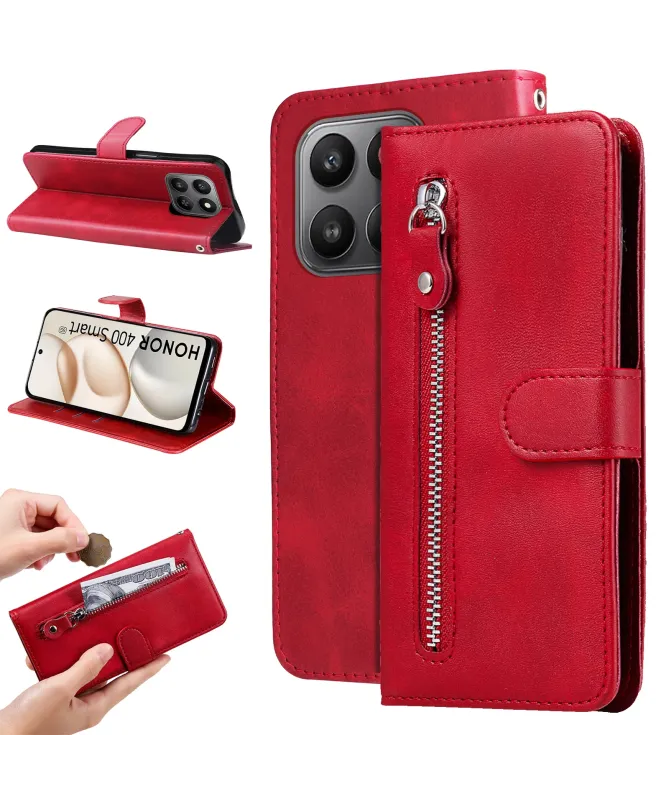 Housse Honor 400 Smart 5G / 4G Zipper Pocket Fonction Support