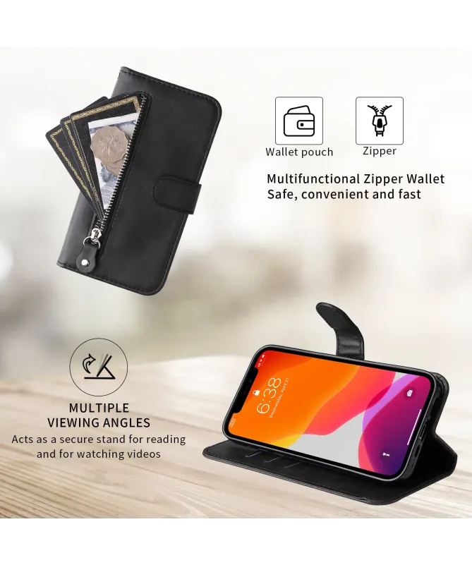 Housse Honor 400 Smart 5G / 4G Zipper Pocket Fonction Support