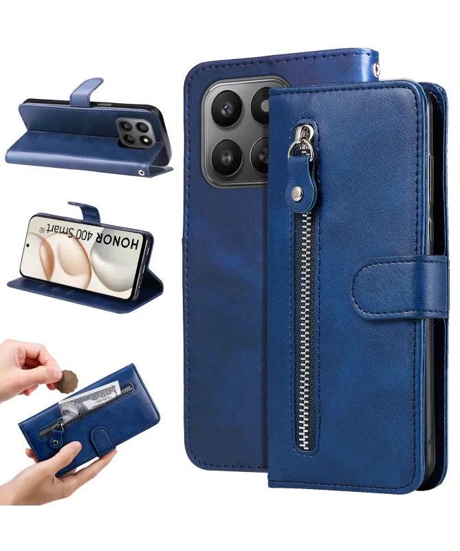Housse Honor 400 Smart 5G / 4G Zipper Pocket Fonction Support