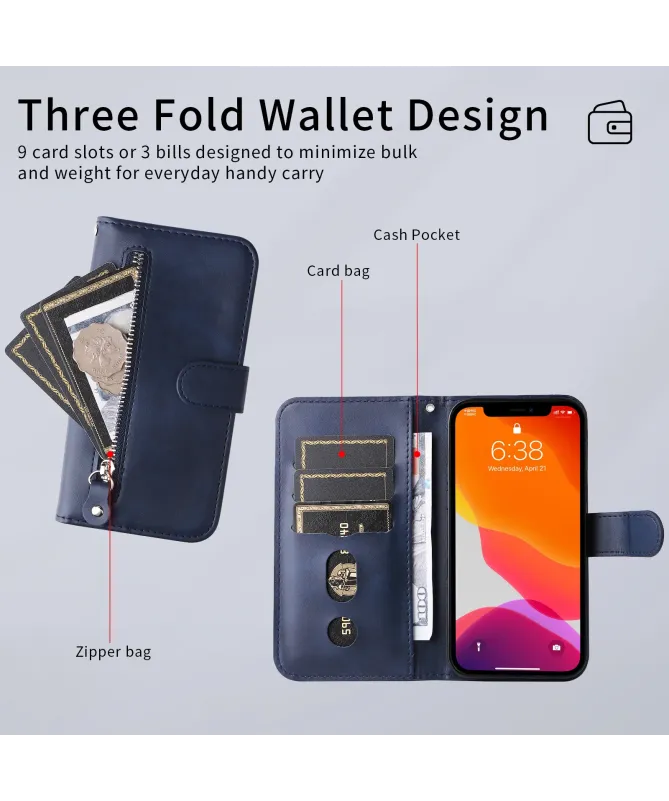 Housse Honor 400 Smart 5G / 4G Zipper Pocket Fonction Support