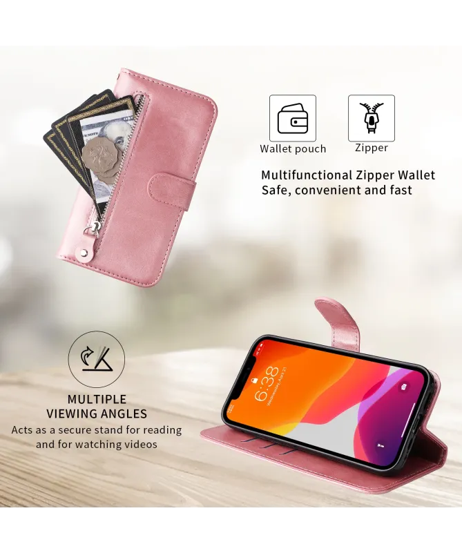 Housse Honor 400 Smart 5G / 4G Zipper Pocket Fonction Support
