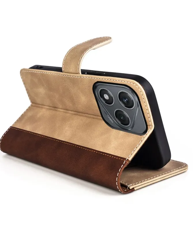 Housse Honor 400 Smart 5G / 4G Stand Folio Bicolore