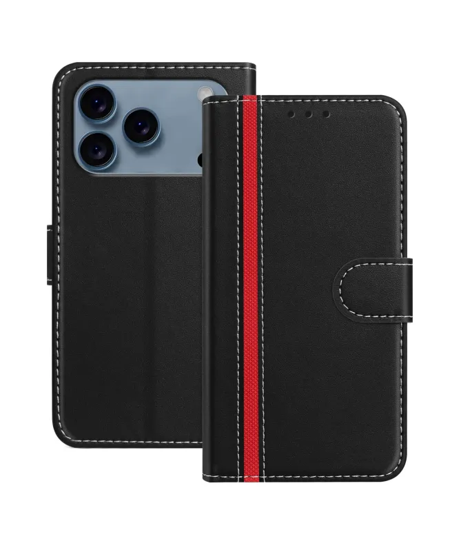 Housse iPhone 17 Pro Max Bicolore | Racing Stripe