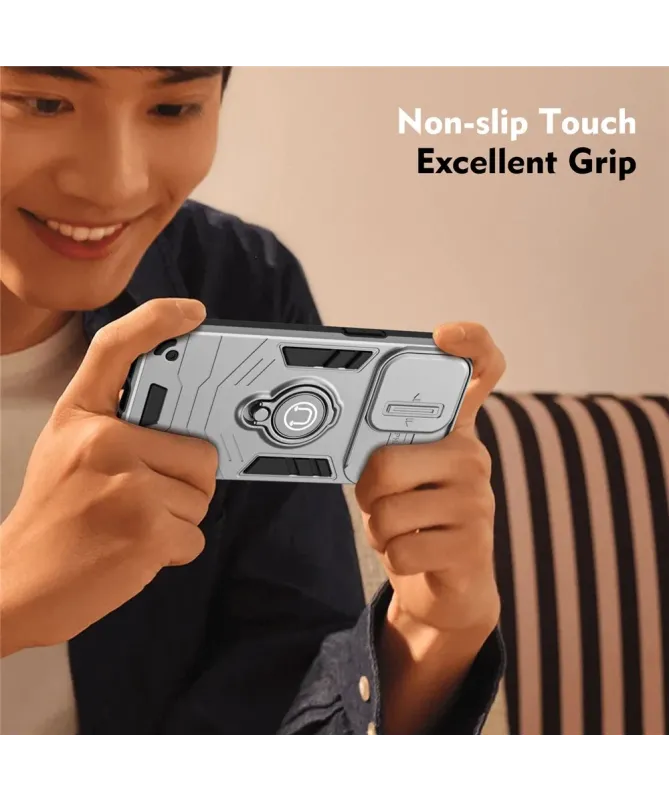 Coque Honor 400 Lite Antichoc avec Cache Caméra et Anneau