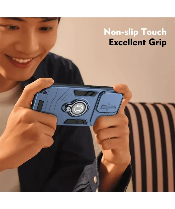 Coque Honor 400 Lite Antichoc avec Cache Caméra et Anneau