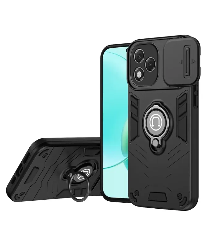 Coque Honor 400 Lite Antichoc avec Cache Caméra et Anneau