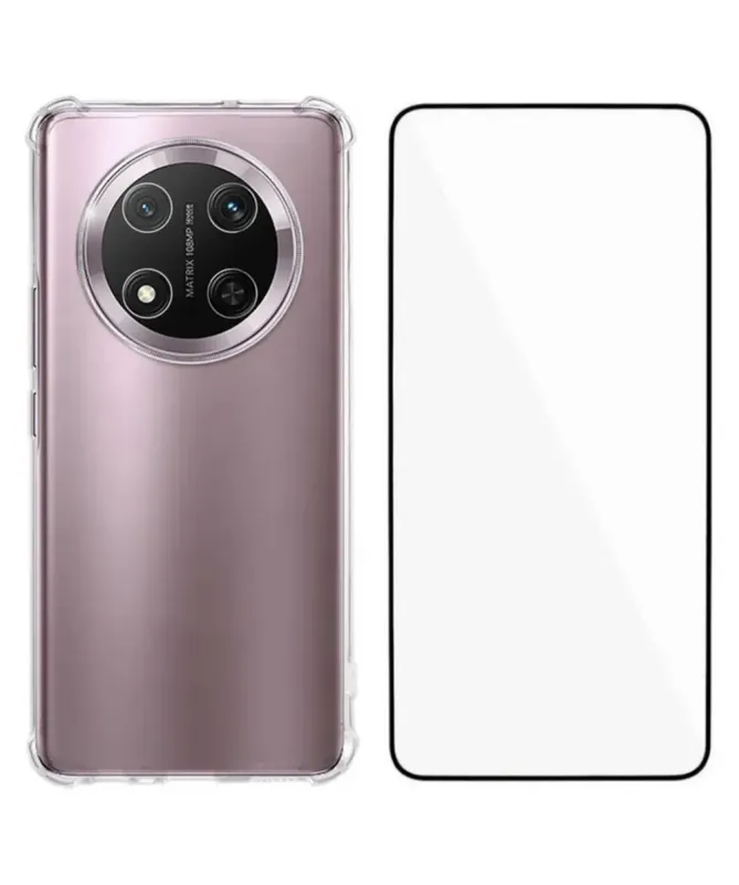 Pack Honor Magic 7 Lite | Coque Coins Renforcés Transparente avec Verr