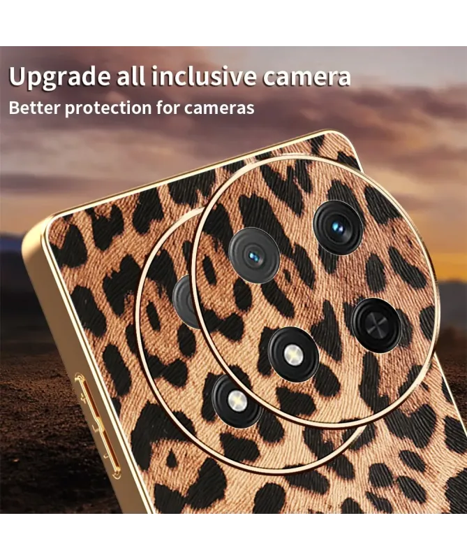 Coque Honor Magic 7 Lite Léopard Doré