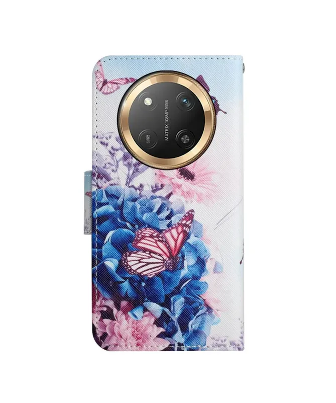 Housse Honor Magic 7 Lite Papillons et Hortensias
