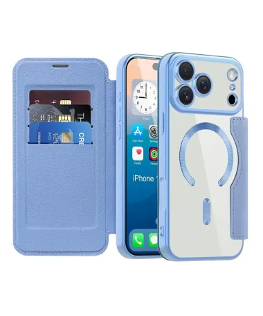 Housse iPhone 17 Pro Max Hybride MagSafe | VIVA Bleu clair - photo 23