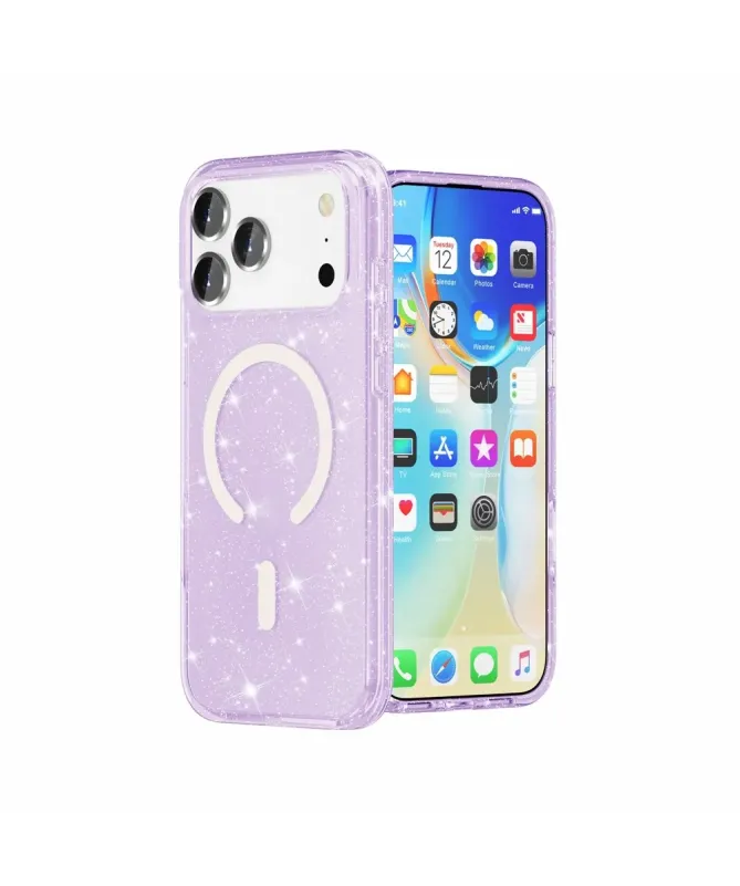 Coque iPhone 17 Pro Max Paillettes | MagSafe