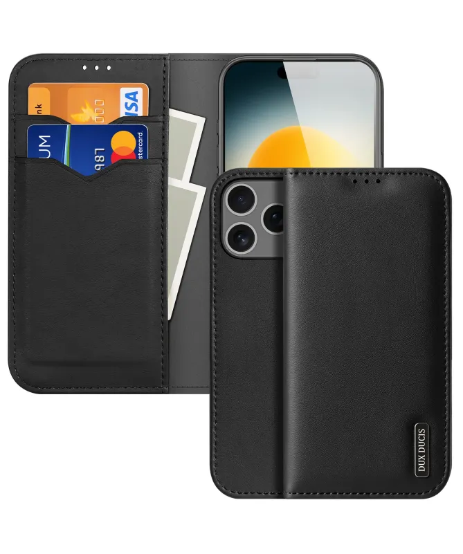 Housse iPhone 17 Pro Max Premium Portefeuille | HIVO