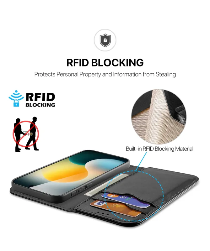 Housse iPhone 17 Pro Max Premium Portefeuille | HIVO