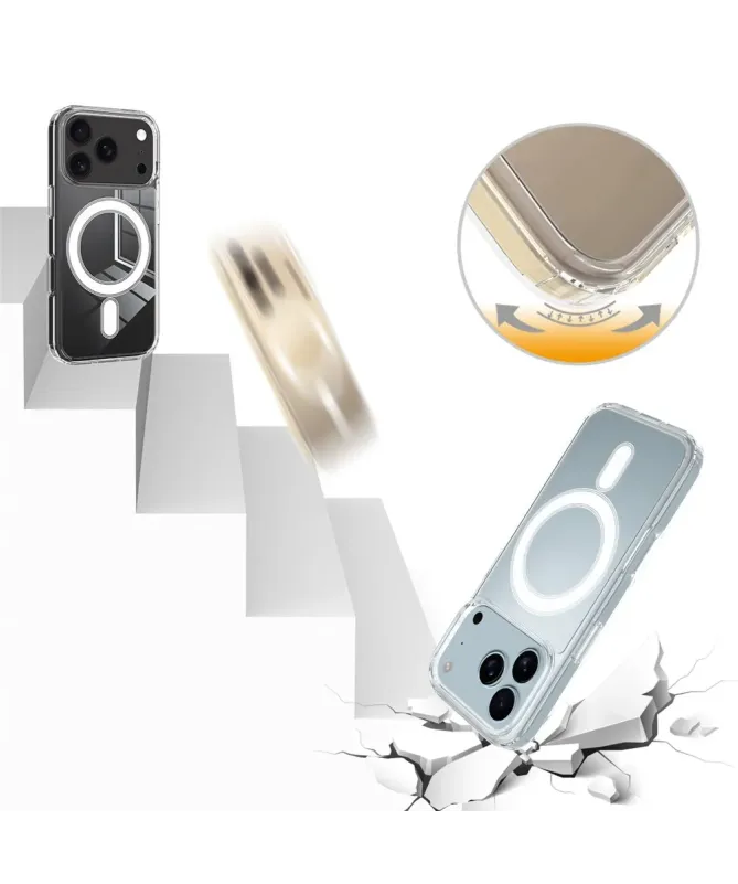 Coque iPhone 17 Pro Max Transparente MagSafe | Sorra