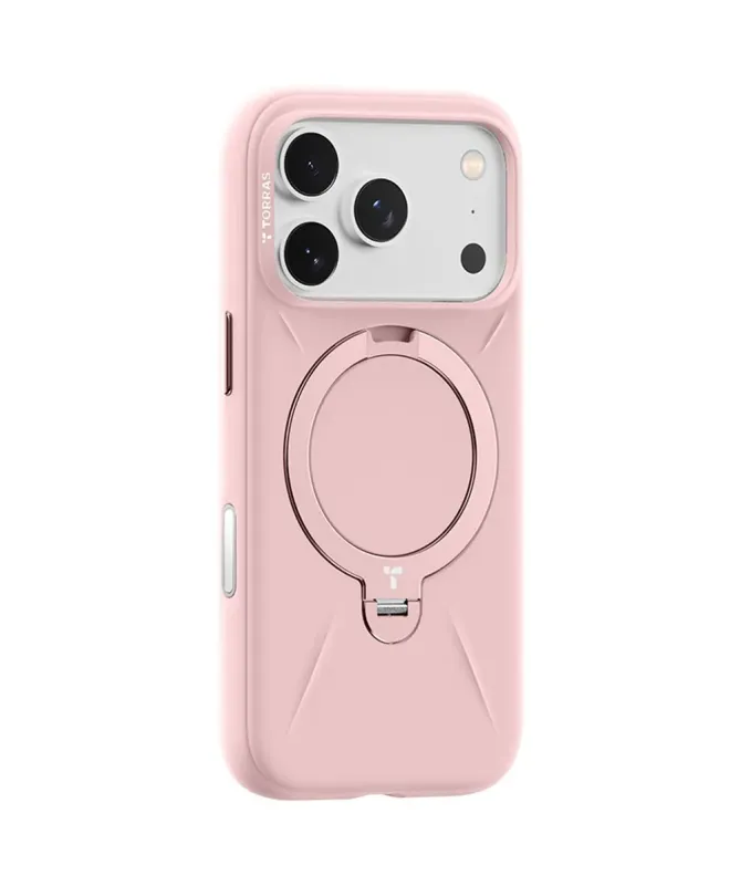 Coque iPhone 17 Pro Max Q Pro Series Silicone avec Anneau