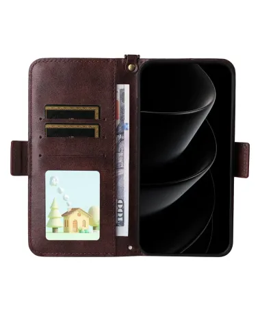 Housse iPhone 17 Pro Max Sac à Main avec Bandoulière Marron - photo 8