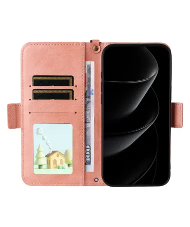 Housse iPhone 17 Pro Max Sac à Main avec Bandoulière Or Rose - photo 20