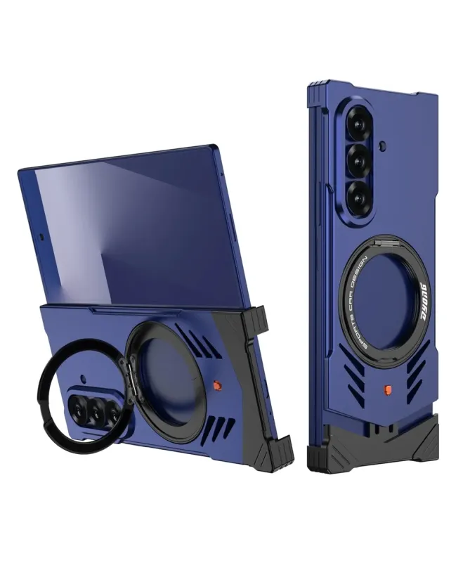 Coque Samsung Galaxy Z Fold 7 Métal Ajourée avec Support