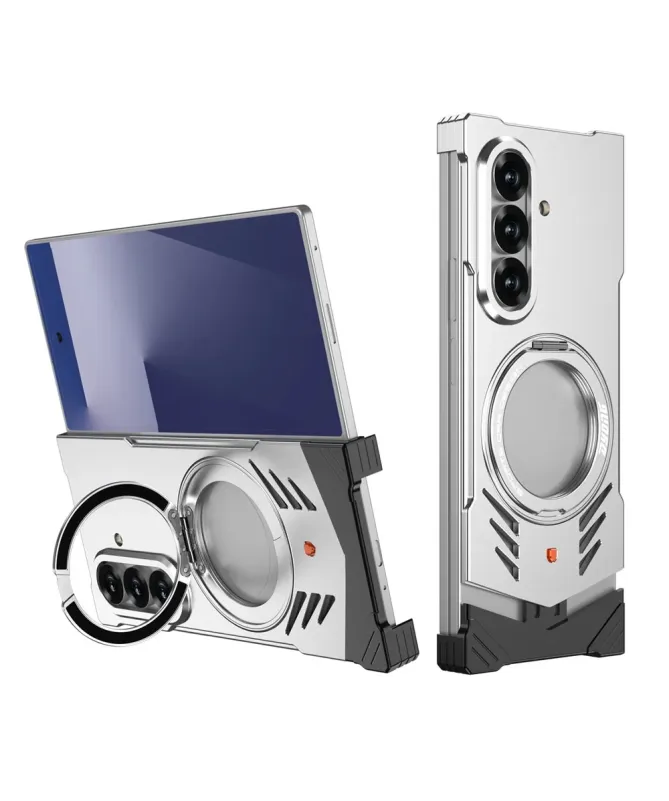 Coque Samsung Galaxy Z Fold 7 Métal Ajourée avec Support