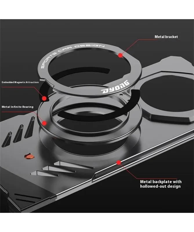 Coque Honor Magic V5 Métal Ajourée avec Support