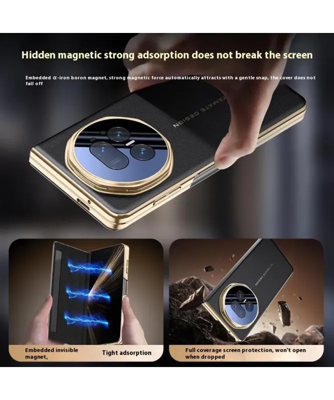 Étui Honor Magic V5 Smart View avec Support Caméra