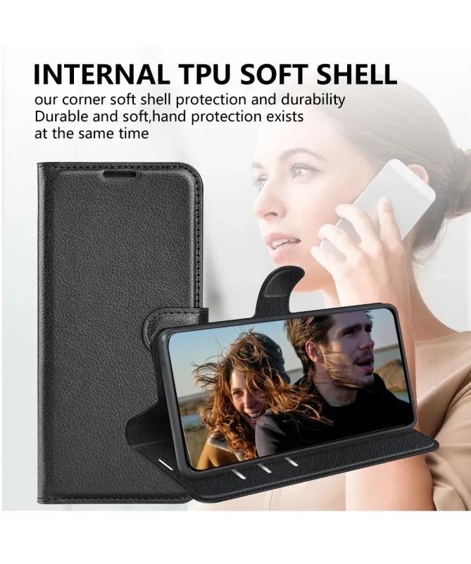 Housse Honor 400 Smart 5G / 4G portefeuille style cuir